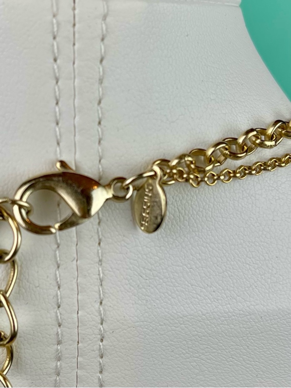 Bold Textured Gold Fringe Statement Necklace by Chico’s – Sculptural Disc Design - Picture 3 of 4